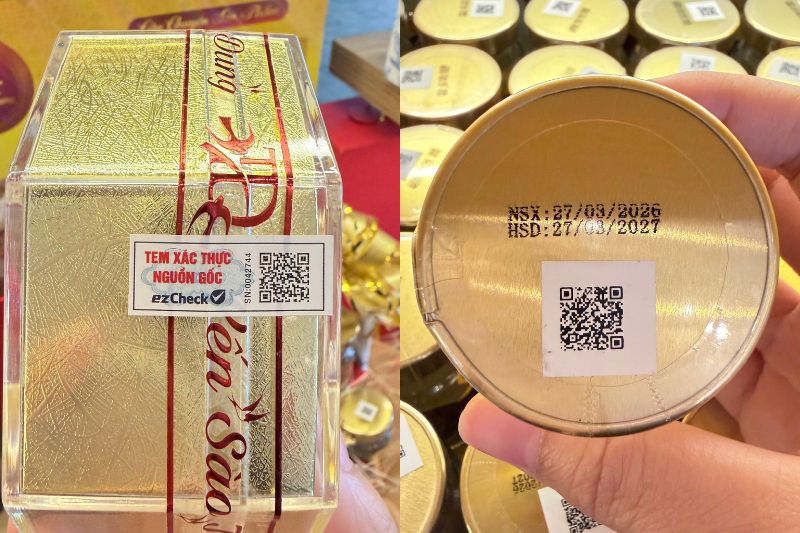 yến sào xuất khẩu